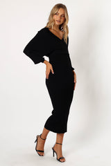 Sharnie Knitted Set - Black