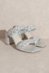 Savannah Metallic Heel - Silver