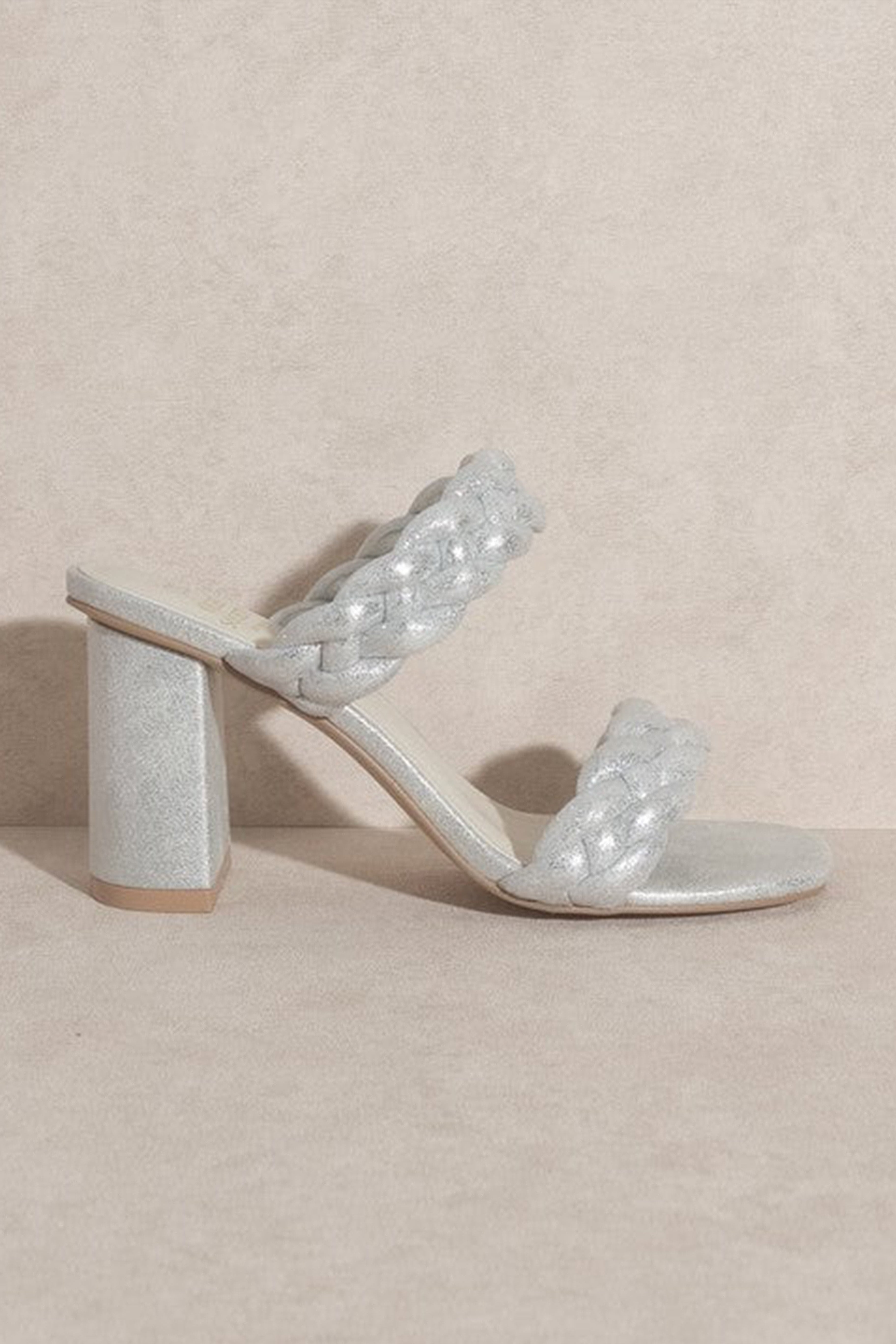 Savannah Metallic Heel - Silver