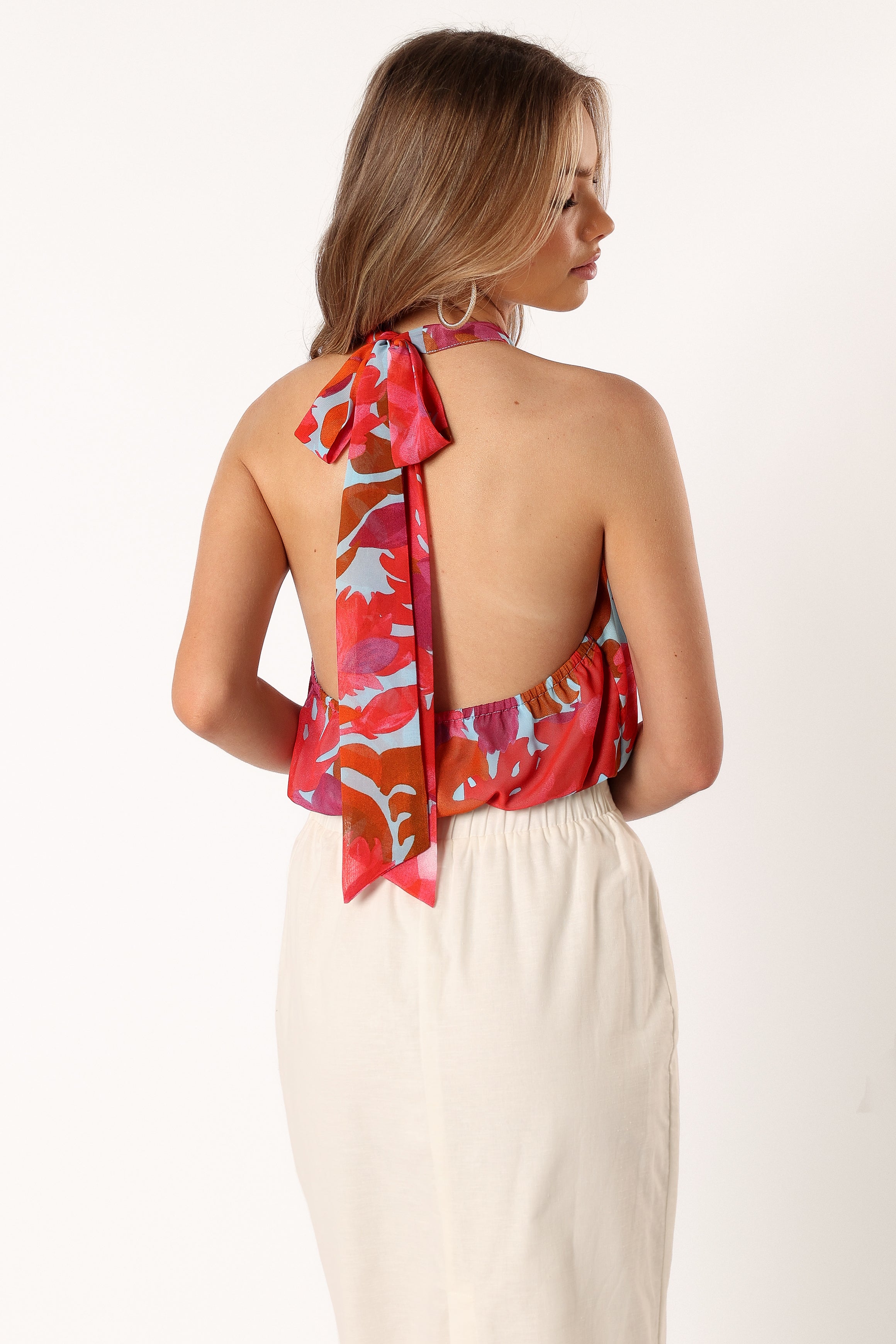 Blaise Halter Top - Pink Azalea