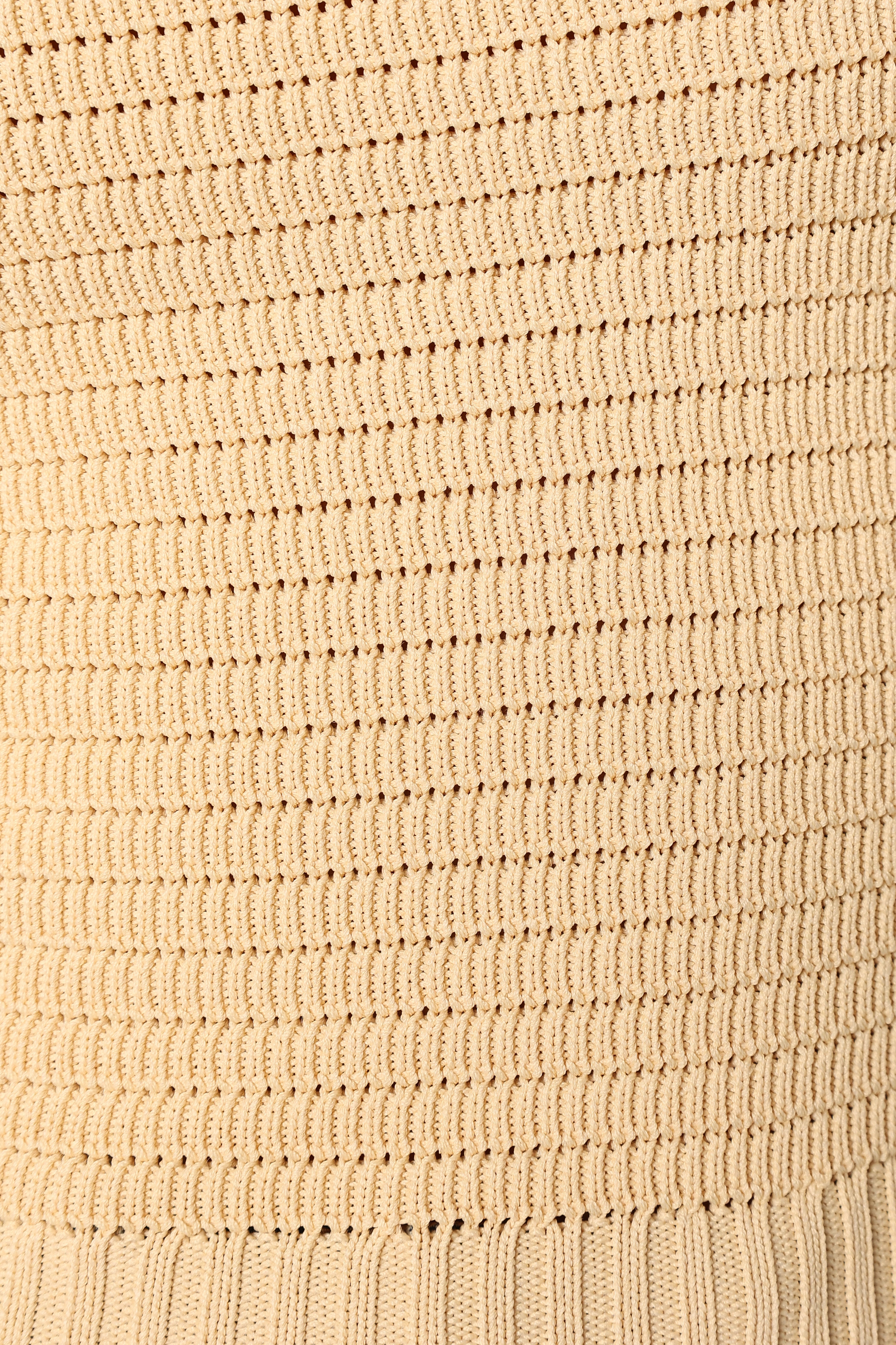 Zia Strapless Knit Top - Lemon